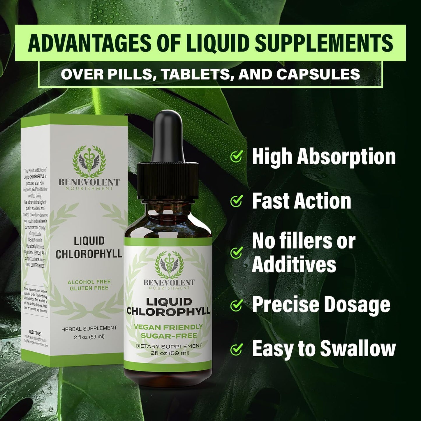 LIQUID CHLOROPHYLL™- Gotas de clorofila x60ml