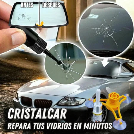 CristalCar Kit™ - Reparación de parabrisas y vidrios