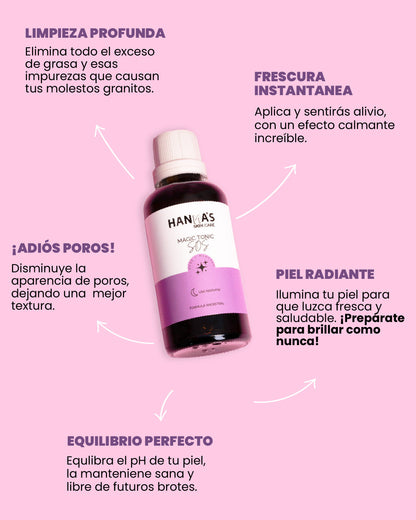 HANNA´S SKIN CARE™ - Tónico Mágico Aclarante 100% efectivo